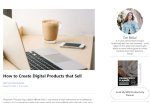 how to sell digital products