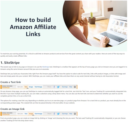 amazon associate links