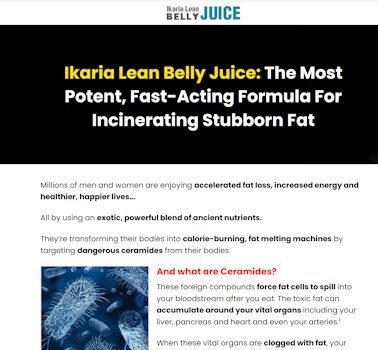 Been on Clickbank for ages so whats the deal with Ikaria Lean Belly Juice?