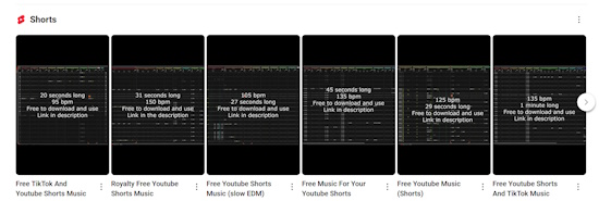 free youtube short music 2
